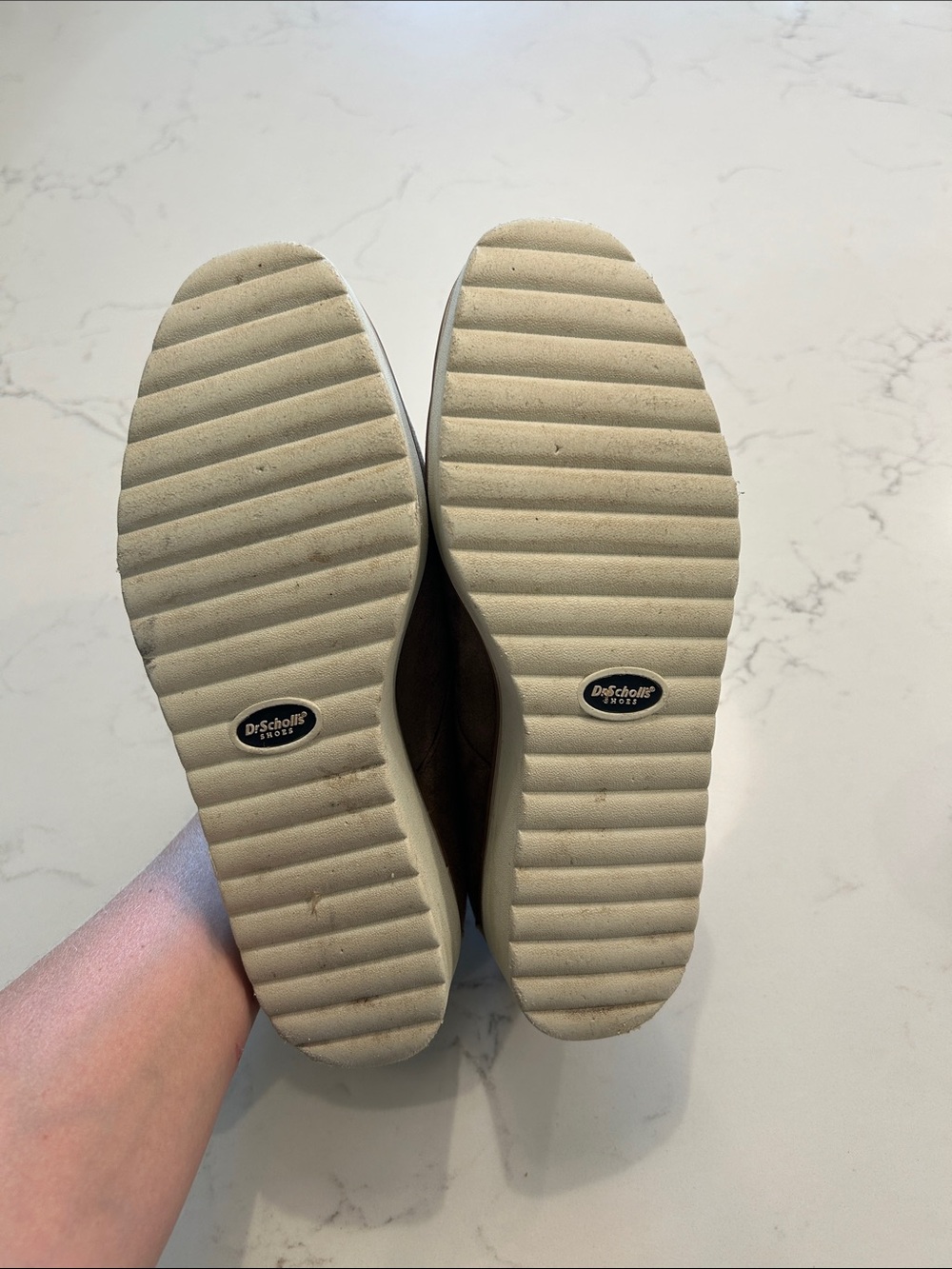 Dr. Scholl's women’s Suede shoes in Taupe - Picture 5 of 5